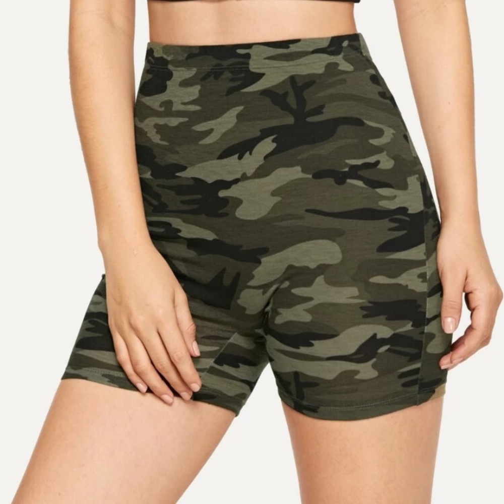 SHIEN camp biker shorts